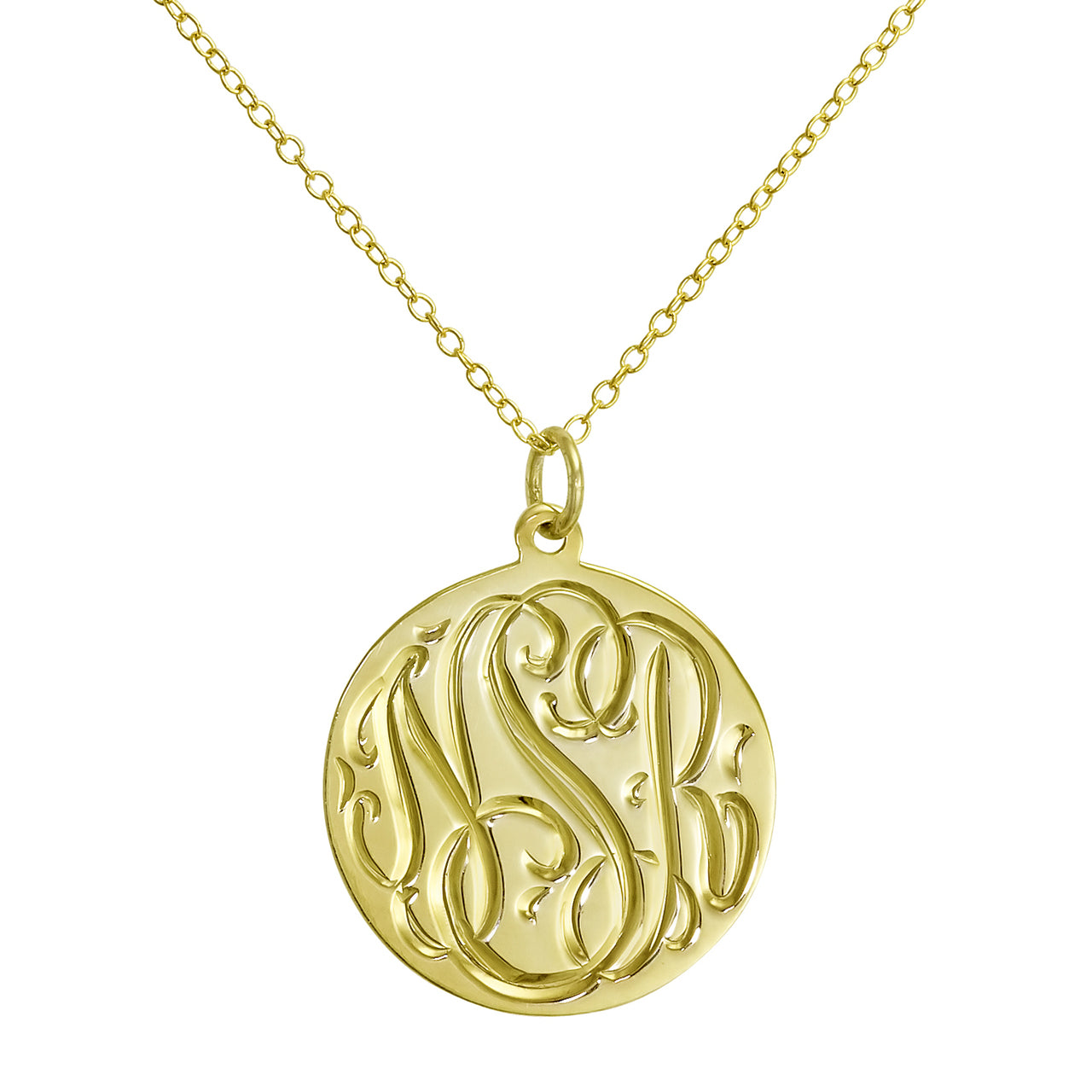 Engravable Insignia Disc Fine Cord Necklace | Wanderlust Life