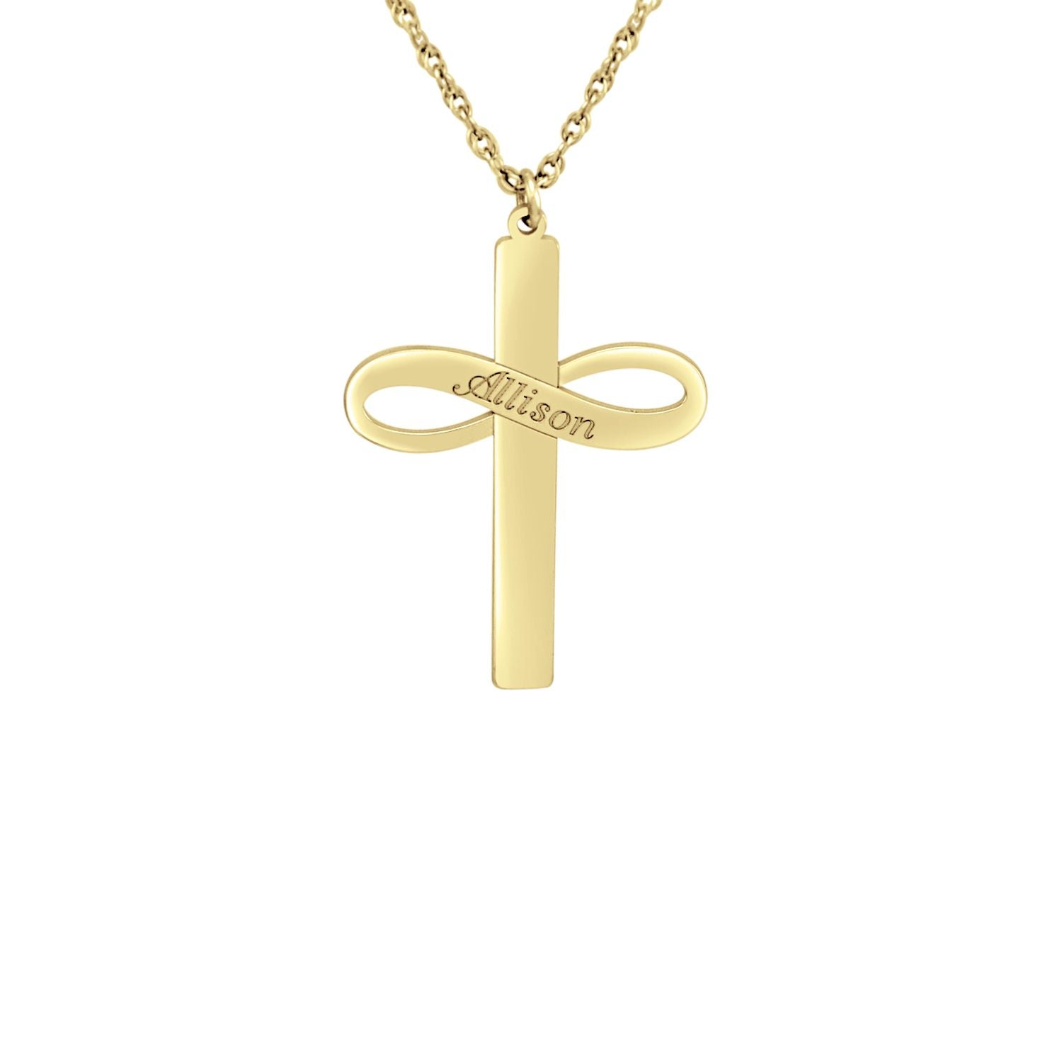 Infinity Cross Necklace – Pure Faith