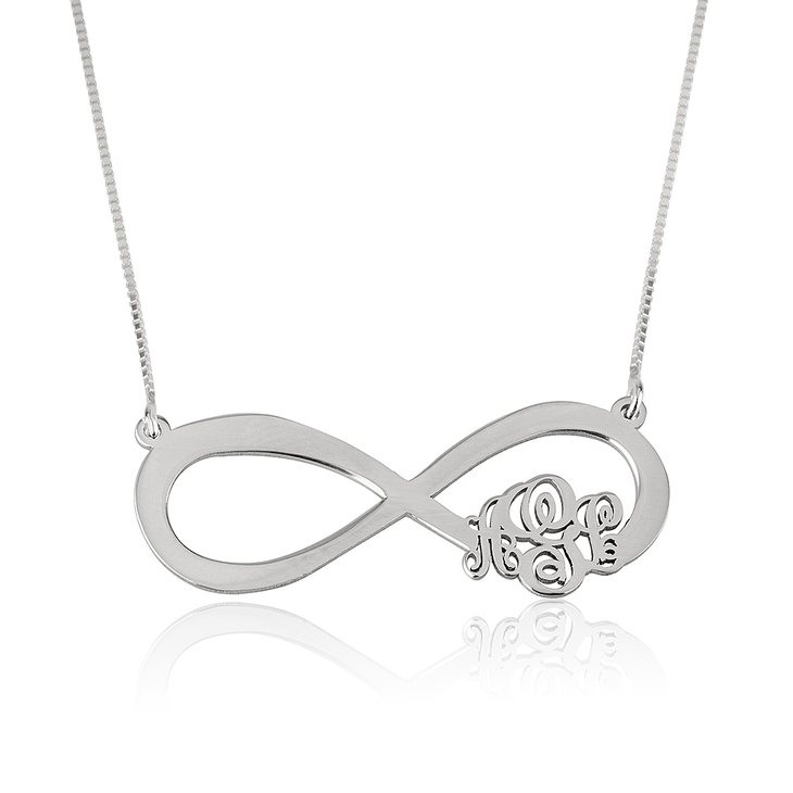 Infinity Monogram Necklace 2