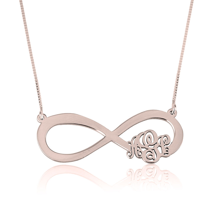 Infinity Monogram Necklace 3