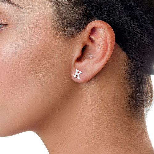 Initial Stud Earrings - Kylie Jenner