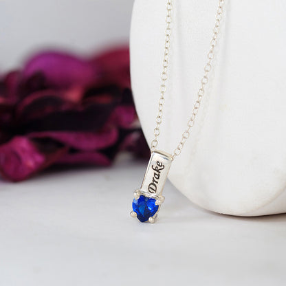 Personalized Mothers Necklace - Names and Birthstones 3