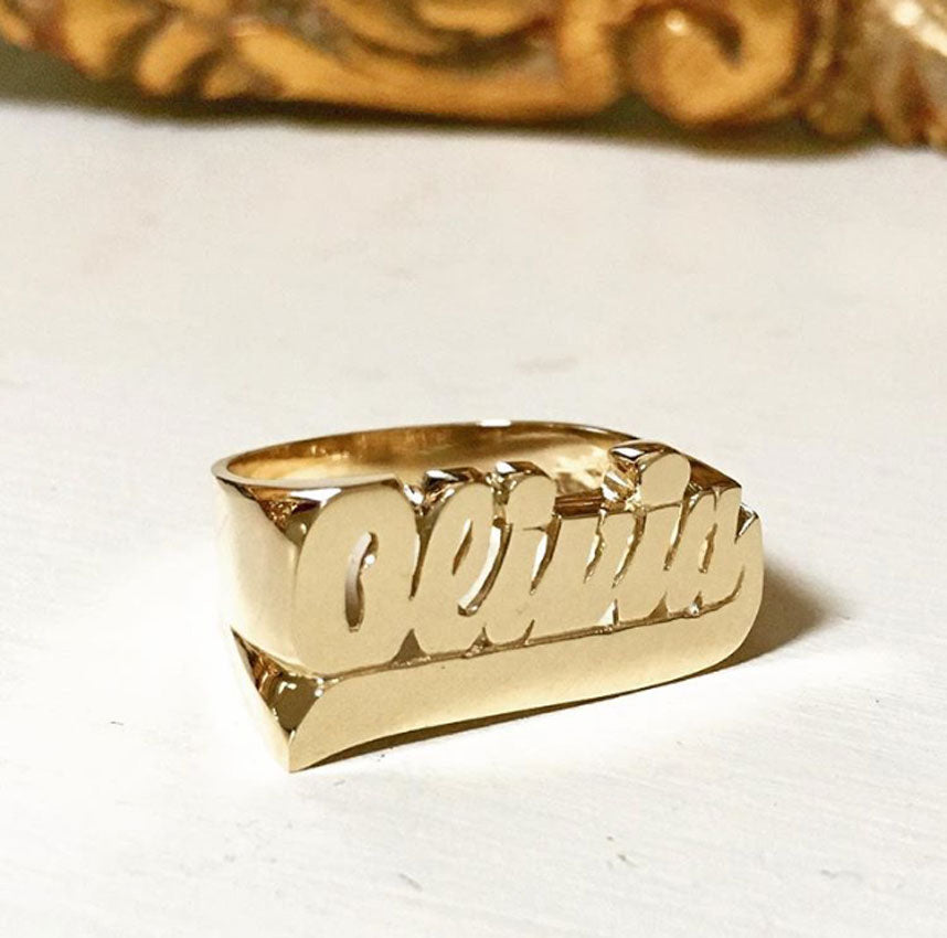 write name on gold ring Archives | Name Necklace Lab Pakistan