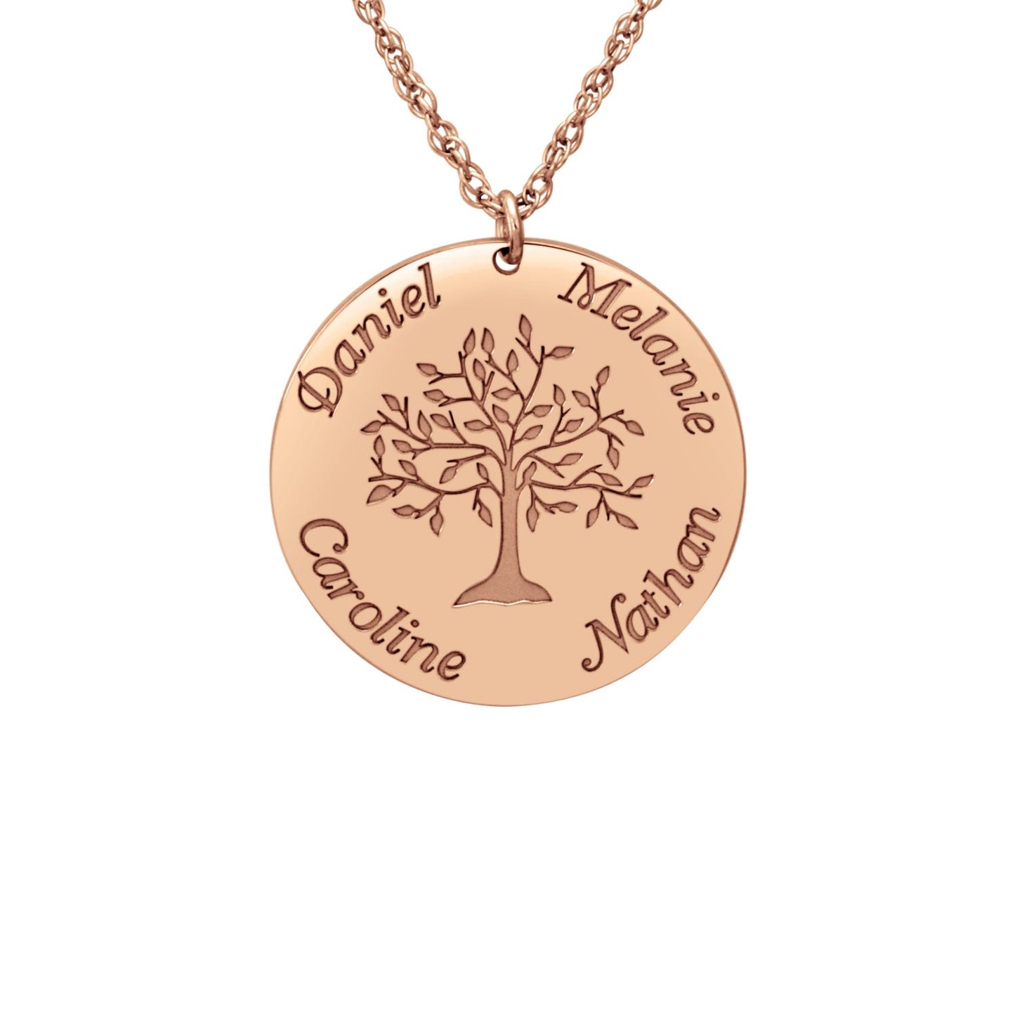 Personalized Tree of Life Mothers Necklace 2