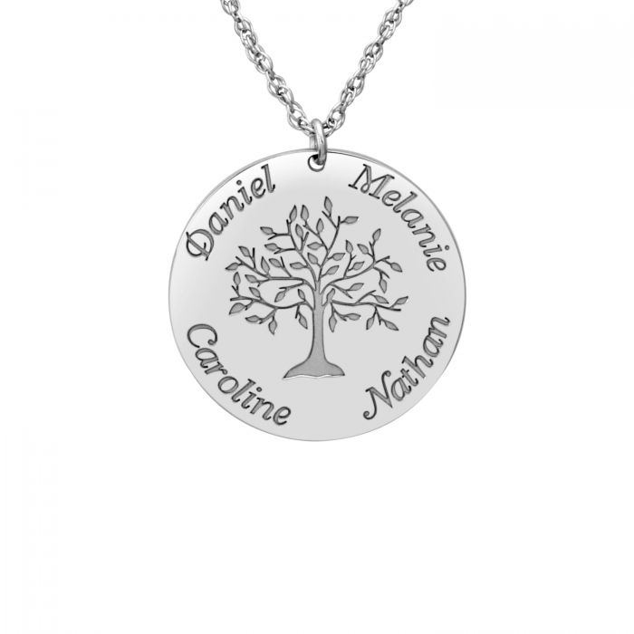 Personalized Tree of Life Mothers Necklace 4