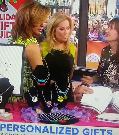 Purple Mermaid Designs Acrylic Monogram Jewelry, As Seen On The Today Show