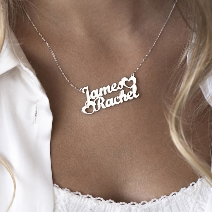 Two Names Two Hearts Necklace 3